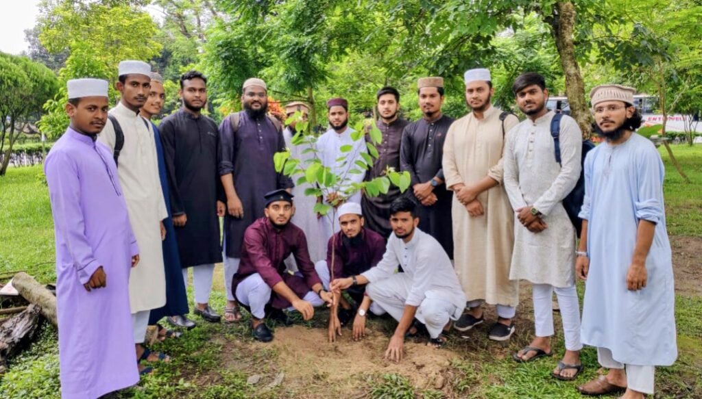 বৃক্ষরোপণের মধ্য দিয়ে ইবি তালাবার নবগঠিত কমিটির কার্যক্রম শুরু