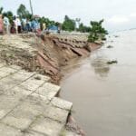 ব্রহ্মপুত্রের থাবায় ফের হুমকির মুখে চিলমারীর ডানতীর রক্ষা বাঁধ