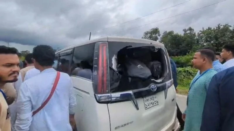 এবার সিলেটে এনসিপির গাড়িবহরে দুই দফা হামলা