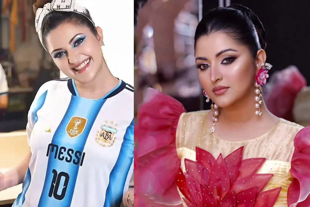 ‘বিয়েটা আর করতে হলো না’: আর্জেন্টিনার পরাজয়ে পরীমণি