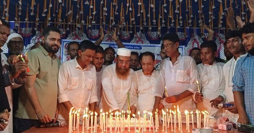 ৬৮টি মোমবাতির আলোয় ছিটমহল বিনিময়ের ১১তম বর্ষপূর্তি উদযাপন