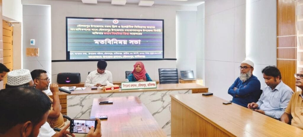 দৌলতপুরে সাংবাদিকদের সাথে নবযোগদানকৃত ইউএনও'র মতবিনিময়