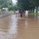 অল্প বৃষ্টিতেই ইবি ক্যাম্পাসে জলাবদ্ধতা, শিক্ষার্থীদের ভোগান্তি‎