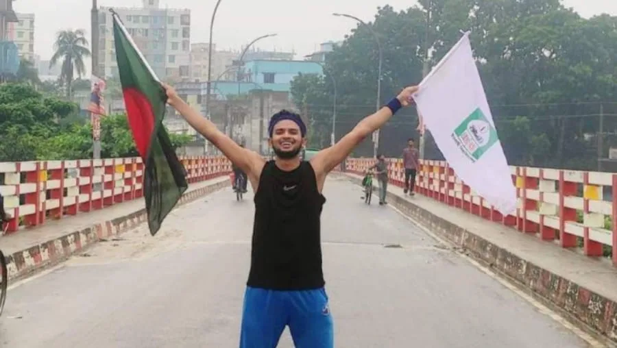 ‎৩৬ জুলাই স্মরণে ইবি শিক্ষার্থীর ৩৬ কিলোমিটার ম্যারাথন