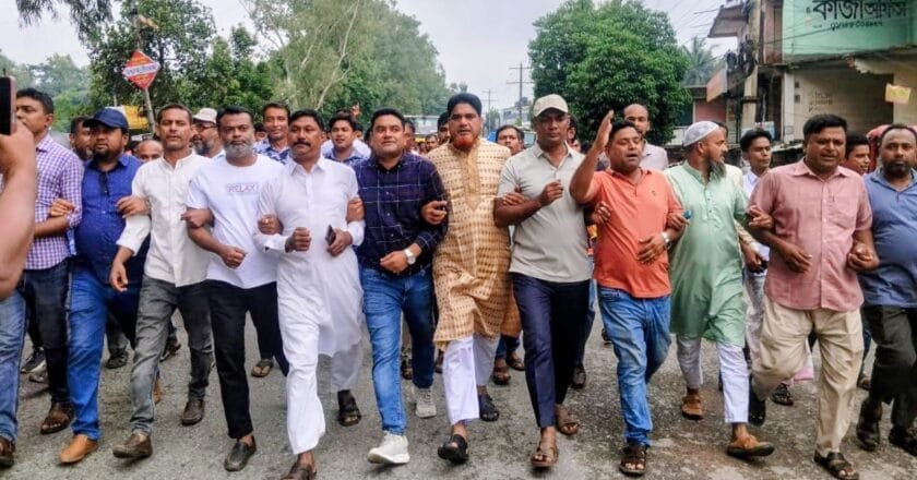 বেলকুচিতে ‘জুলাই গণঅভ্যুত্থান দিবস’ উপলক্ষে বিএনপি ও অঙ্গ সংগঠনের বিজয় র‍্যালি