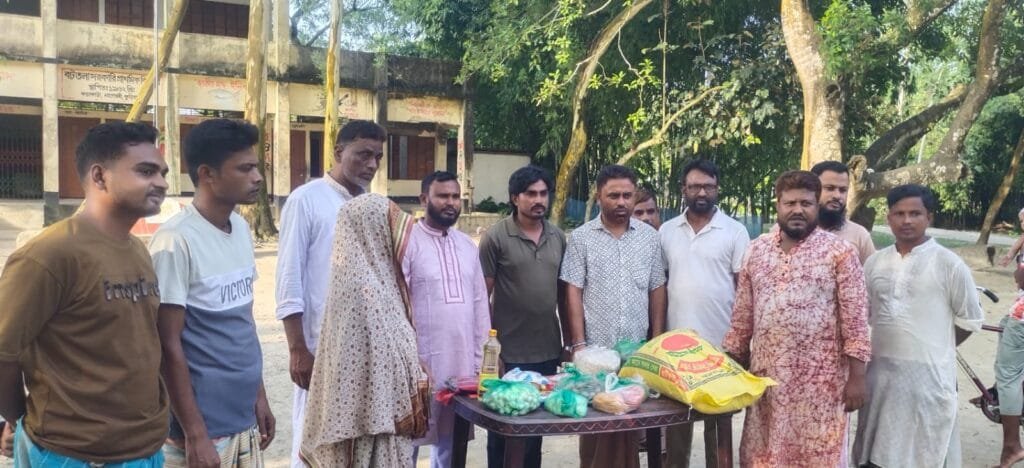 কচাকাটায় ফি সাবিলিল্লাহ ফেডারেশনের উদ্যোগে অসহায়দের মাঝে খাদ্যসামগ্রী বিতরণ
