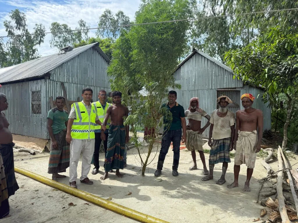 ভূরুঙ্গামারীতে মাদক কারবারির বাড়ি থেকে ১৭ ফুট গাঁজা গাছ উদ্ধার