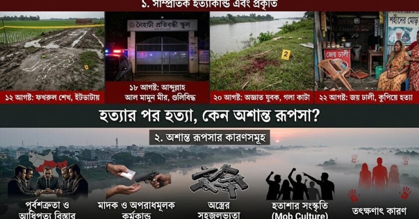 অশান্ত খুলনার রুপসা উপজেলা, ঘটছে একের পর এক হত্যাকান্ড