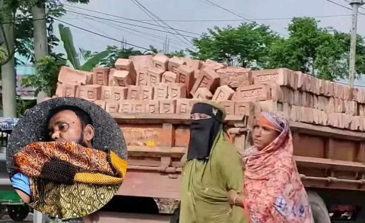 নরসিংদীতে ইটবোঝাই লরির ধাক্কায় শ্রমিক নিহত