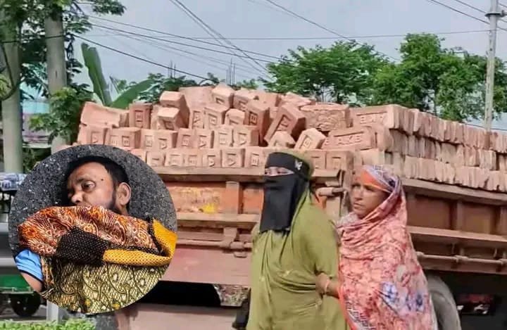 নরসিংদীতে ইটবোঝাই লরির ধাক্কায় শ্রমিক নিহত