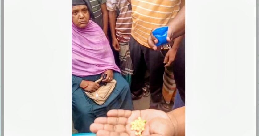 শিবালয়ে ২ হাজার পিস ইয়াবাসহ নারী আটক