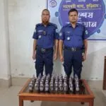 নাগেশ্বরী সীমান্তে পরিত্যক্ত অবস্থায় ৬০ বোতল মাদক উদ্ধার