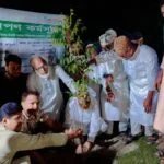 নাগেশ্বরীতে ওয়াপদা বাঁধে ৭ হাজার গাছের চারা রোপণ কর্মসূচির উদ্বোধন