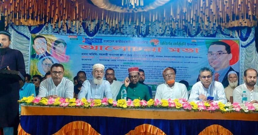 নেওয়াশীতে বিএনপির আলোচনা সভা ও সাংস্কৃতিক অনুষ্ঠান