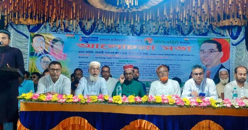 নেওয়াশীতে বিএনপির আলোচনা সভা ও সাংস্কৃতিক অনুষ্ঠান