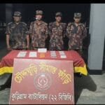 কুড়িগ্রাম সীমান্তে বিজিবির অভিযানে বিপুল পরিমাণ চোরাচালানি পণ্য জব্দ