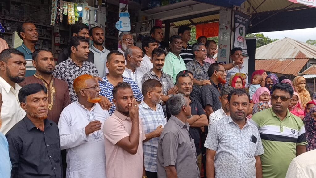সলঙ্গায় বিএনপির বিক্ষোভ মিছিল ও সমাবেশ