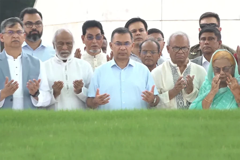 বিএনপির ৪৮তম প্রতিষ্ঠাবার্ষিকীতে জিয়াউর রহমান ও খালেদা জিয়ার কবরে প্রধানমন্ত্রীর শ্রদ্ধা