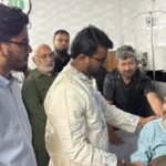 বিএনপি নেতা বাচ্চুকে দেখতে হাসপাতালে প্রধানমন্ত্রীর রাজনৈতিক সহকারী রাশেদ খাঁন