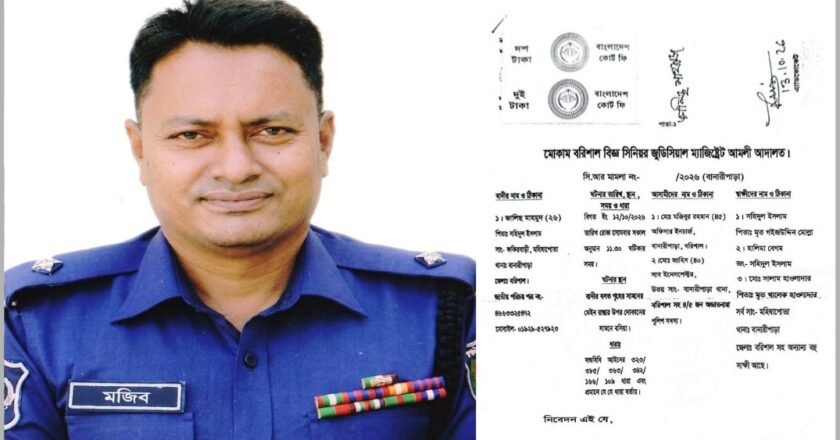 সন্তান ছিনতাই ও মারধরের অভিযোগে বানারীপাড়ার ওসিসহ পুলিশের বিরুদ্ধে মামলা