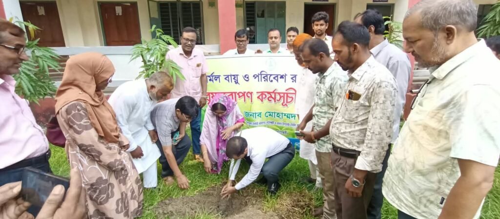 পরিবেশ রক্ষায় নাগেশ্বরীতে বৃক্ষরোপণ কর্মসূচি অনুষ্ঠিত