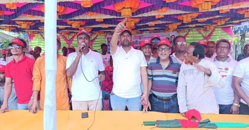 সলঙ্গায় যুবদলের প্রতিষ্ঠাবার্ষিকী উপলক্ষে শোভাযাত্রায় হাজারো মানুষের ঢল
